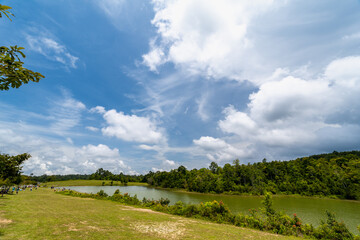 landscape with sky and clouds