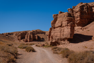 summer Charyn canyon Almaty region