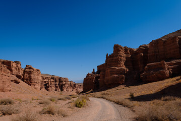 summer Charyn canyon Almaty region