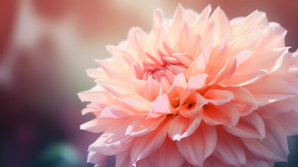 Soft dreamy sweet flower for love romance background.