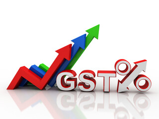 3d rendering Stock market online business concept. business Graph 