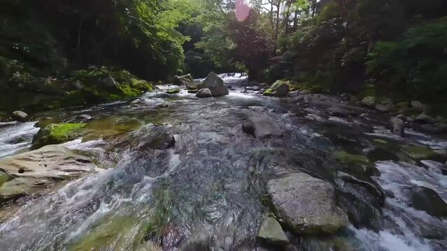 japan izu Kano River FPV 4K footage