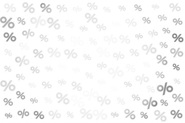 modern percentage sign pattern background for calculating interest rates - obrazy, fototapety, plakaty