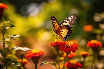 Fototapeta na wymiar Tropical Butterfly Exotic Lepidoptera