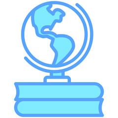 globe icons, are often used in design, websites, or applications, banner, flyer to convey specific concepts related to education theme