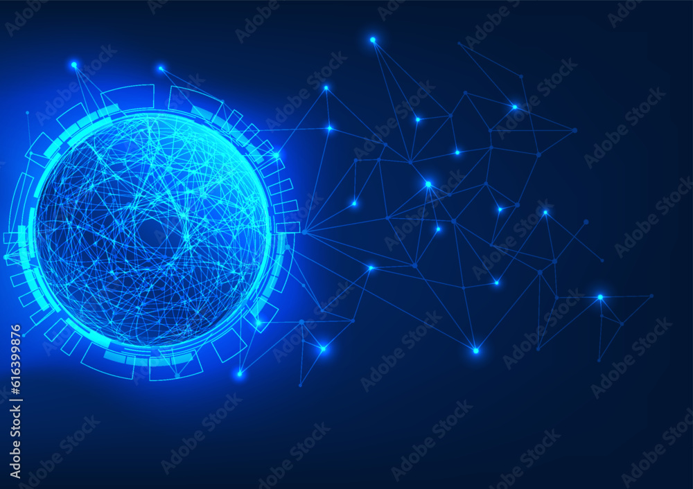 Poster technology processor with technology circle that gathers information from high-speed internet networ