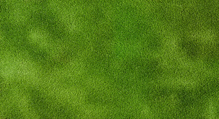 Top view grass field, hight quality grass fields, 3d illustration rendering - obrazy, fototapety, plakaty