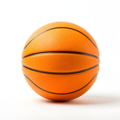 Obraz premium Basketball isolated on white