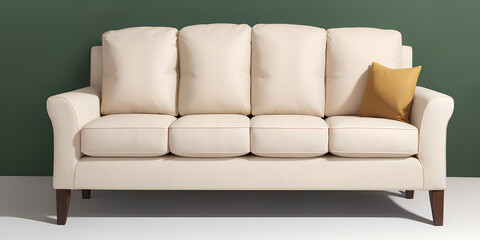 A sofa full of comfort and softness
