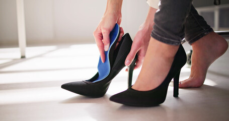 Invisible High Heels Sticker Clear Gel