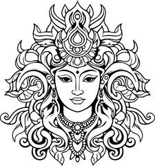 Hindu god maa laxmi images