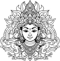 Hindu god maa laxmi images