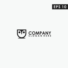 Owl Logo Design. Owl Logo Template. Modern Design. Flat Logo. Vector Illustration