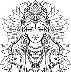 Hindu god maa laxmi images
