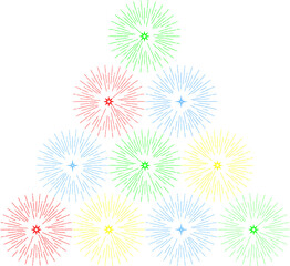 Fireworks pattern