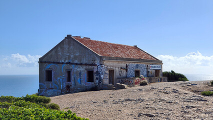 Farol do Cabo Espichel-Santuario de Nossa Senhora do Cabo Espichel-Setúbal-Portugal