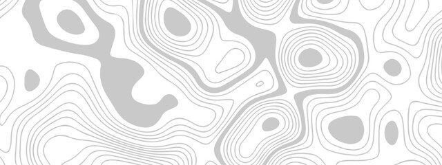 Pattern with lines and dots The stylized height of the topographic map contour in lines and contours isolated on transparent. Black and white topography contour lines map isolated on white background.