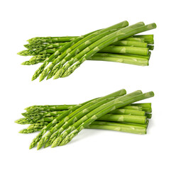 Raw Garden Asparagus, Fresh Green Spring Vegetables, Asparagus Officinalis Edible Sprouts