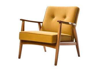 Ai Genarated Yellow Armchair 