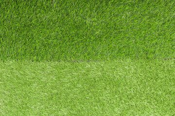 Artificial two green grass contrast