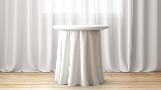 white curtains in the room HD 8K wallpaper Stock Photographic Image