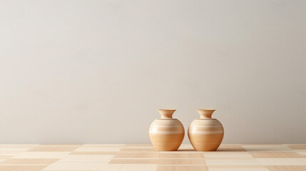 vase on the table HD 8K wallpaper Stock Photographic Image