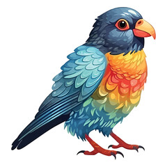 Expressive and Playful: 2D Art Depicting the Adorable Barbet