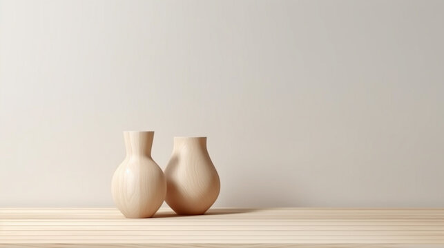 white vase on the wall HD 8K wallpaper Stock Photographic Image