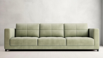 sofa on white background HD 8K wallpaper Stock Photographic Image