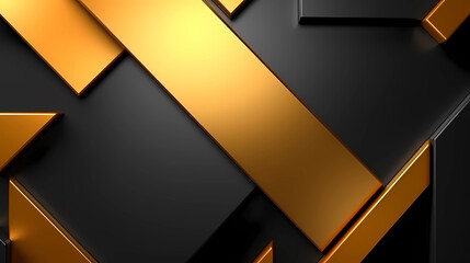 Abstract background 3D geometric shape.