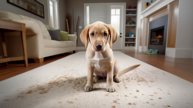 golden retriever dog HD 8K wallpaper Stock Photographic Image
