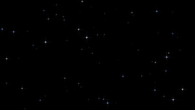 星がキラキラしているグリッター素材