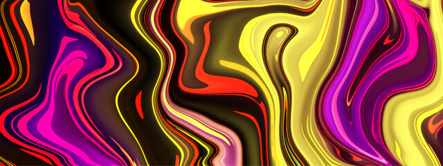 Abstract luxurious multicolor smooth wavy marble texture background. Abstract beautiful holographic fluid curved wave liquid background. Luxurious fluid texture background.