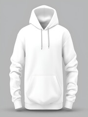 Clothes pants jogging hoodie mockup template isolated, front view by ai generated 