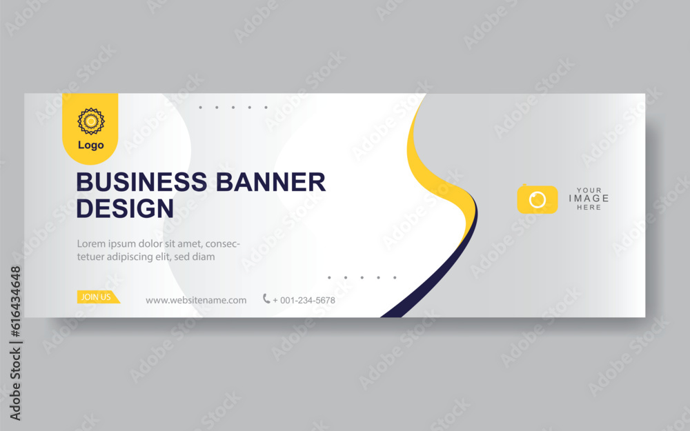 Poster vector abstract design web banner template. web design elements - header design. abstract geometric 