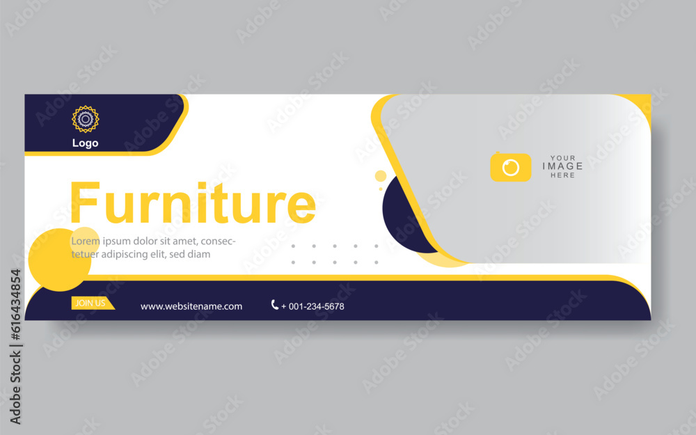 Poster vector abstract design web banner template. web design elements - header design. abstract geometric 