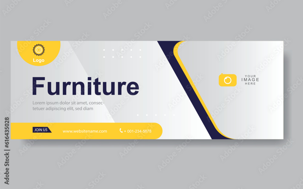 Poster vector abstract design web banner template. web design elements - header design. abstract geometric 