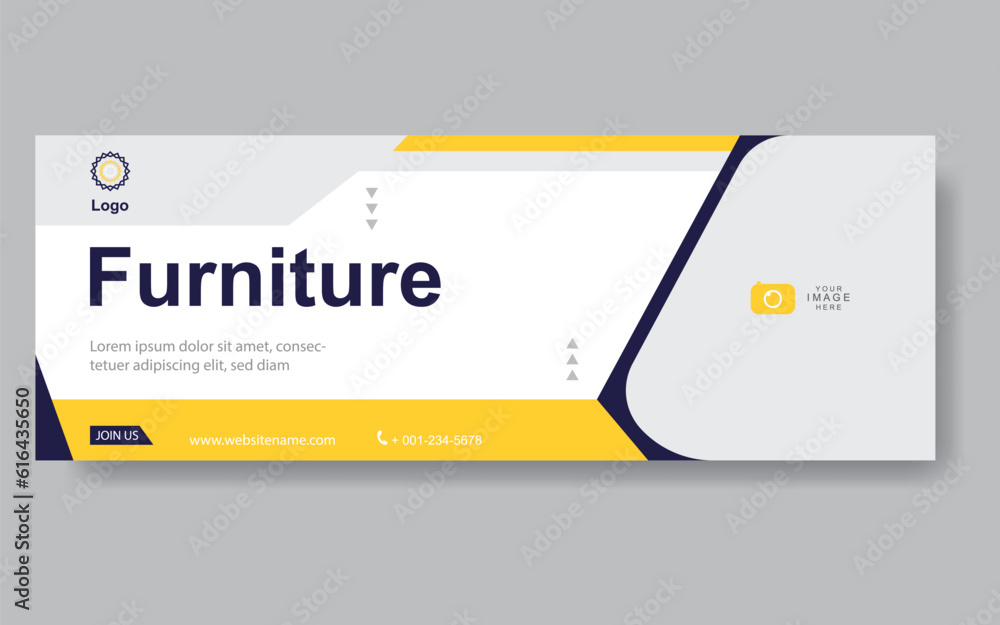 Poster vector abstract design web banner template. web design elements - header design. abstract geometric 