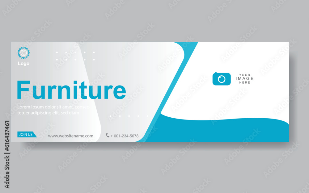 Poster vector abstract design web banner template. web design elements - header design. abstract geometric 