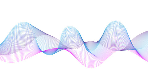 Simple Abstract flowing wave lines. Design element for technology, science, modern concept.vector eps 10