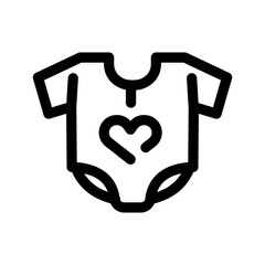 illustration of a baby clothes
