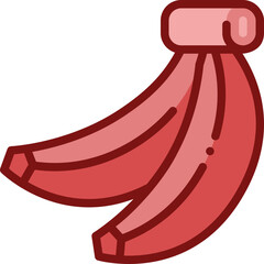 banana two tone icon