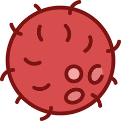 coconut two tone icon