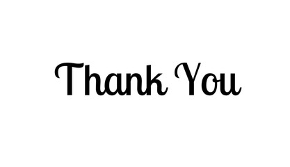 thank you lettering, thank you card, ready to print, vector hand drawn lettering, banner, borderline 