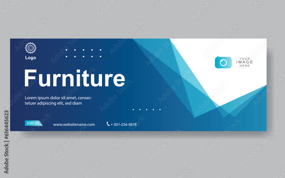 Poster vector abstract design web banner template. web design elements - header design. abstract geometric 
