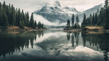 Landscape with sun, sky and land