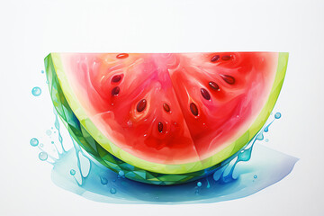 Watermelon based on generative AI