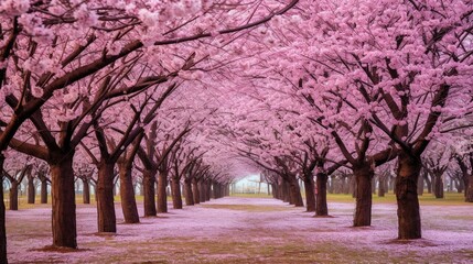 Fototapeta premium Landscape with sun, sky and land