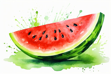 Watermelon based on generative AI