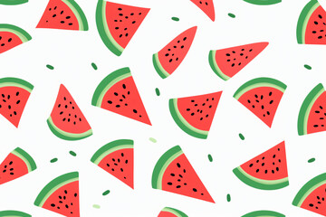 Pattern Watermelon based on generative AI